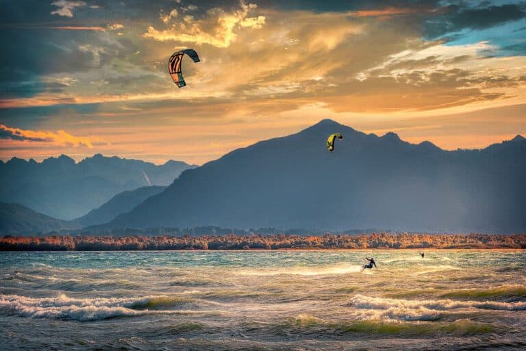 pratique du kitesurf
